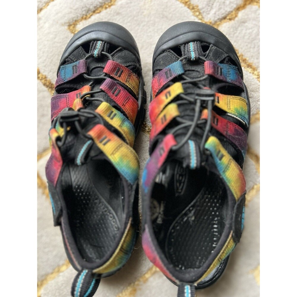 Keen Newport Retro Sandal Hike Rainbow Tie Dye Waterproof Water Shoes Men’s Sz 9